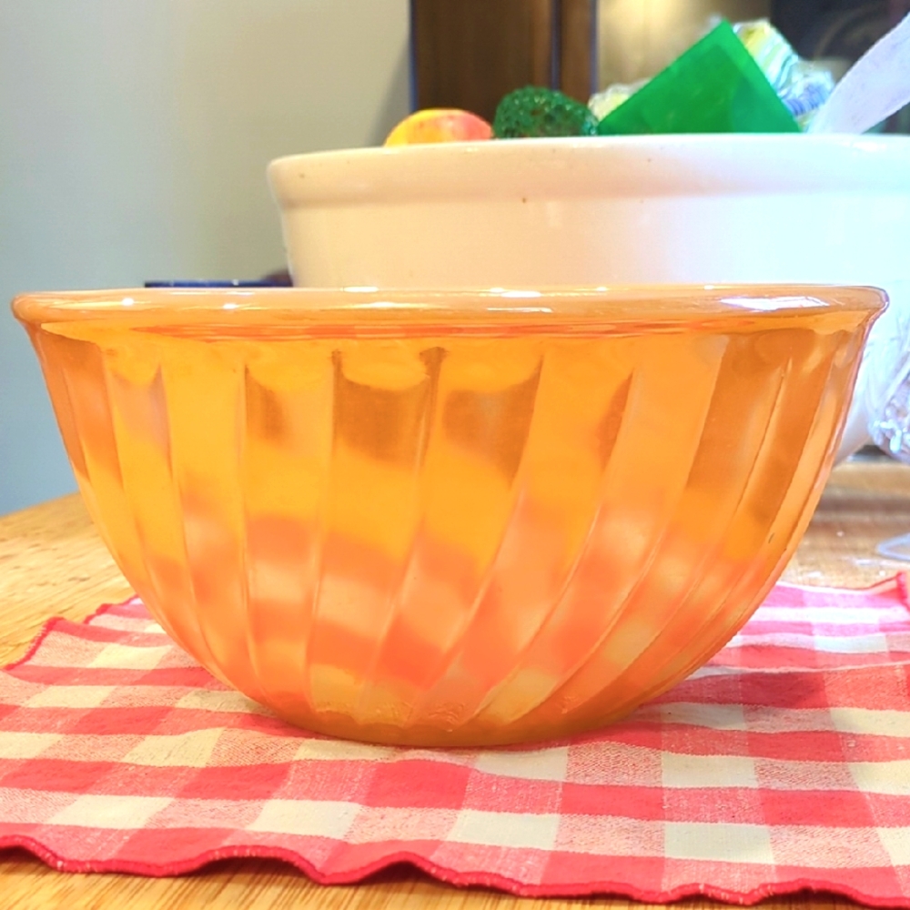 Large Fire King Lustreware Bowl